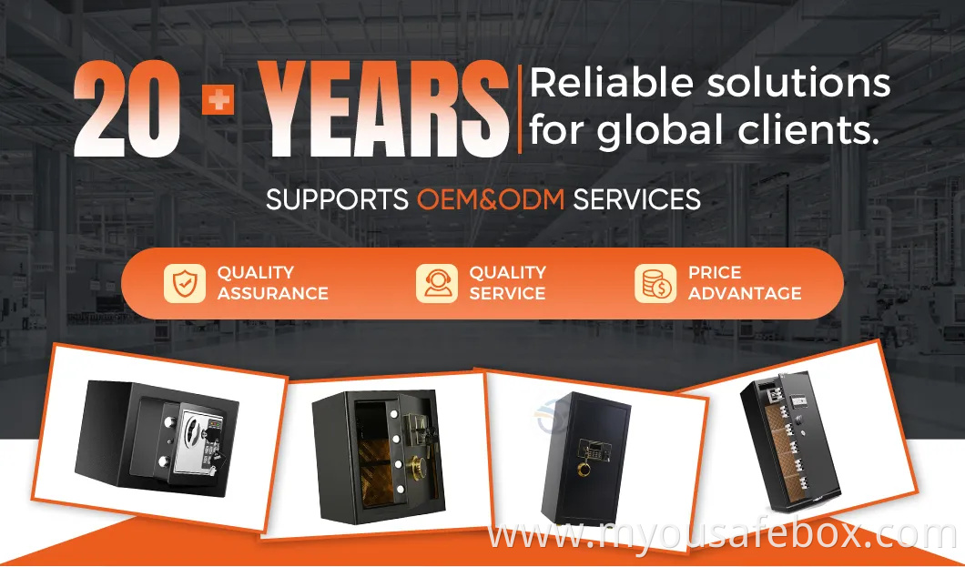 Luxury Fireproof Home Safe with Single Door Fingerprint Access